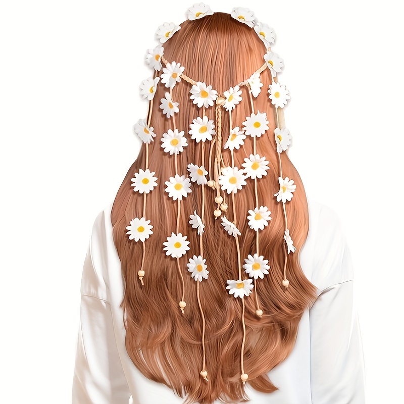 Flower hippie headband, flower - đánh giá và giá Women'S Fashion In The 70S