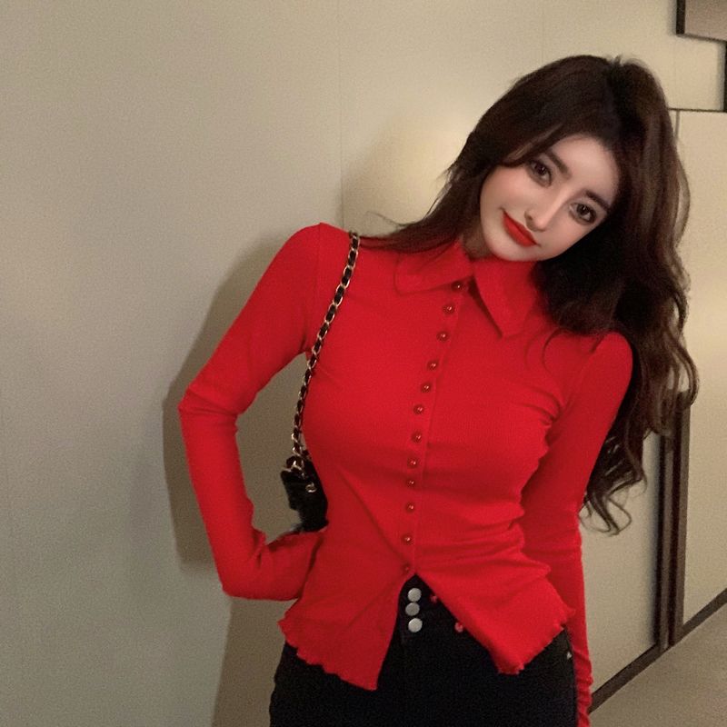 Shirts Women Skinny Elegant Si - đánh giá và giá Women'S Y2K Fashion Aesthetic